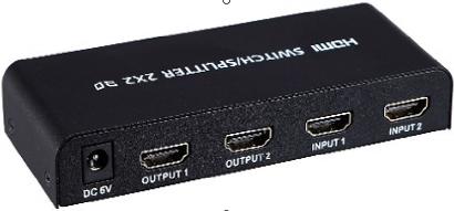HDMI Splitter/Switch 2X2 3D ,1080p  V1.4a
