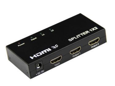 HDMI 1X2 Splitter 3D ,1080p  V1.3b