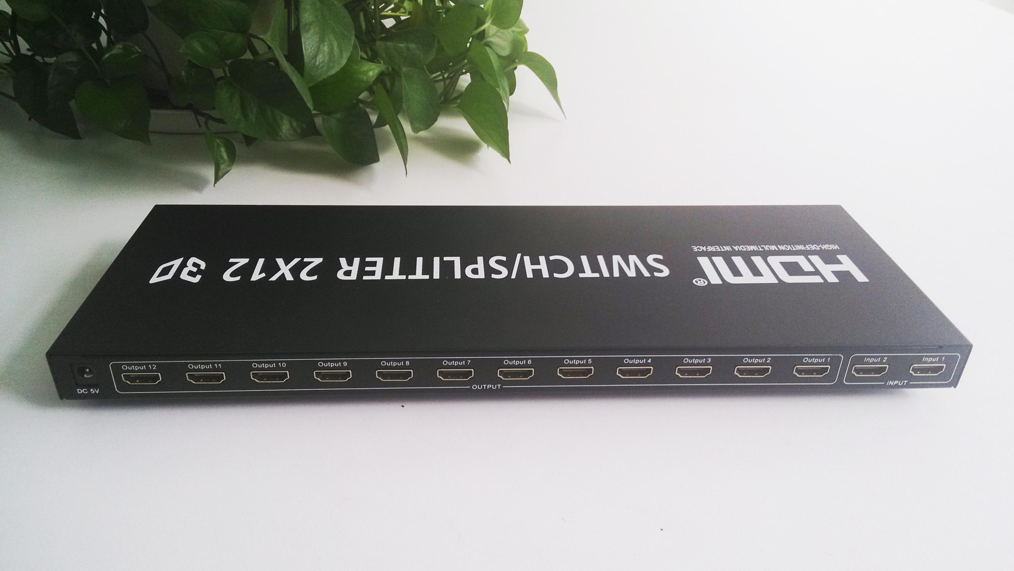 HDMI Splitter/Switch  2X12 3D ,1080p  V1.4a 